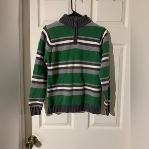 Kids Children’s Place Green Striped Sweater